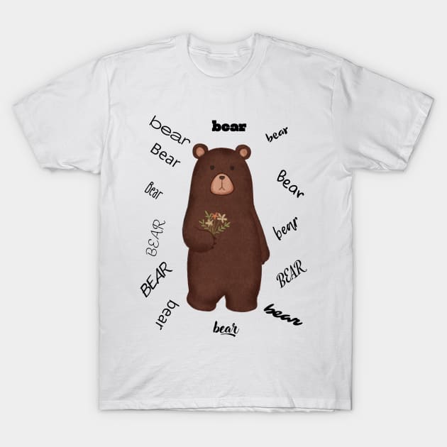 T-shirt with cute teddy bear T-Shirt by jachu23_pl